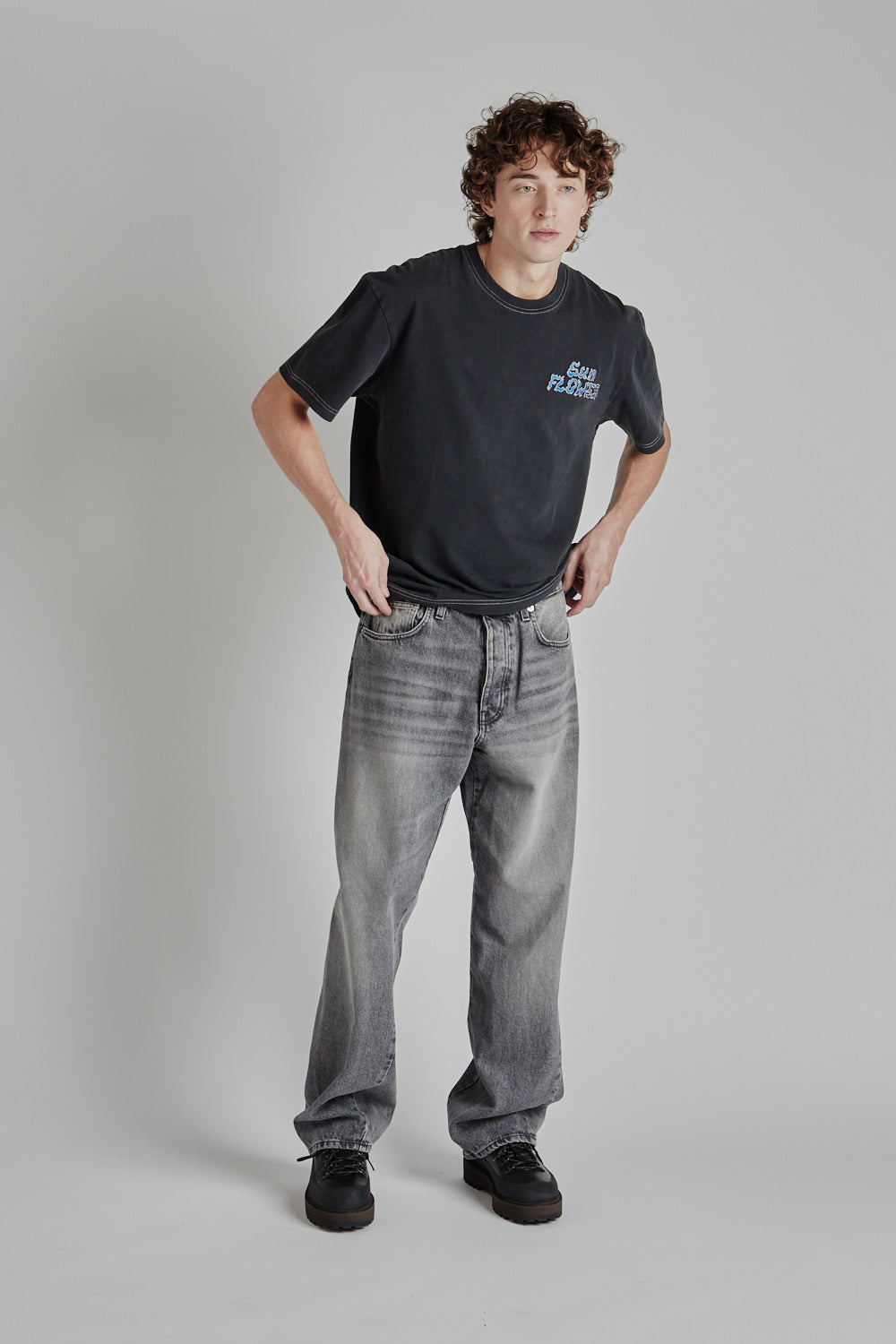 Sunflower Wide Twist Denim Blackstone 10