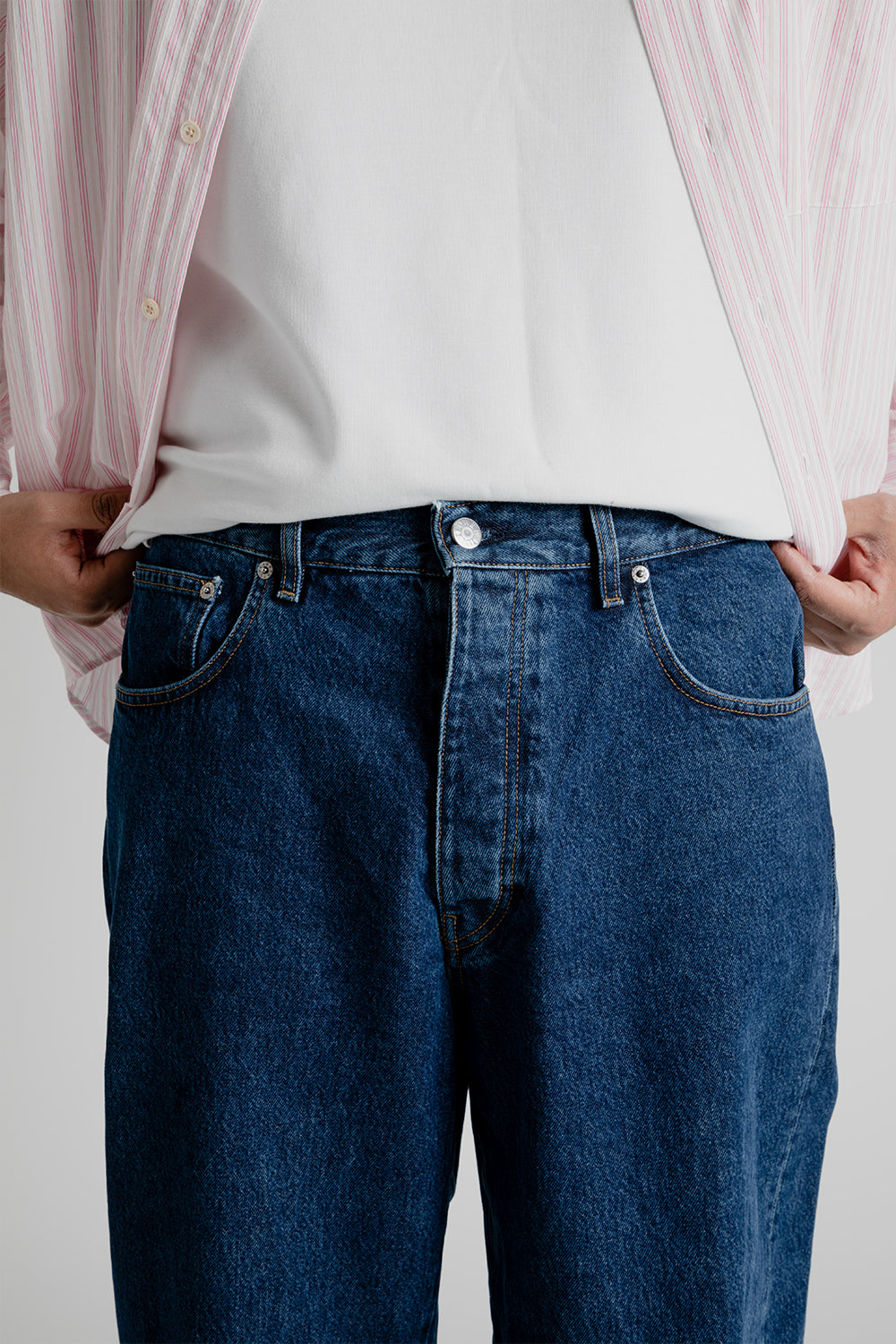 Wide Twist Denim - Rinse Blue - Wallace Mercantile Shop