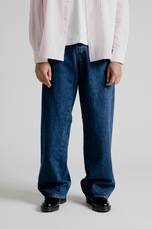Wide Twist Denim - Rinse Blue - Wallace Mercantile Shop