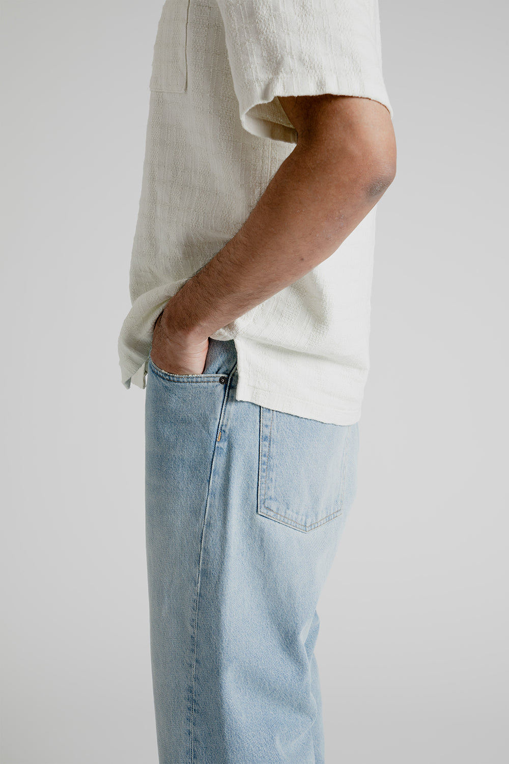 Wide Twist Denim - Vintage Blue - Wallace Mercantile Shop
