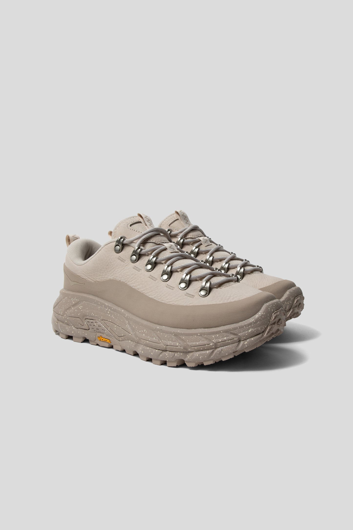 Hoka's Tor Summit sneakers in the Oatmilk/Oxford Tan colourway.