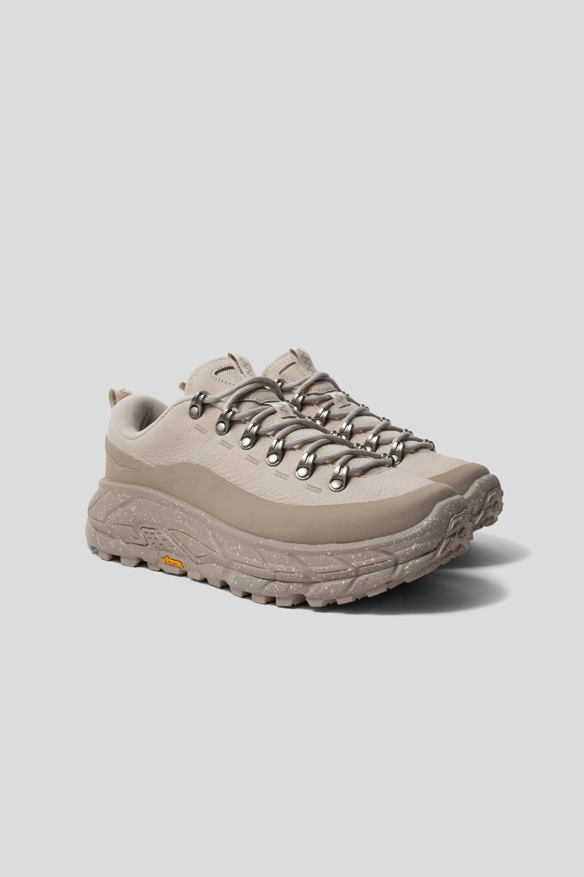 Hoka's Tor Summit sneakers in the Oatmilk/Oxford Tan colourway.