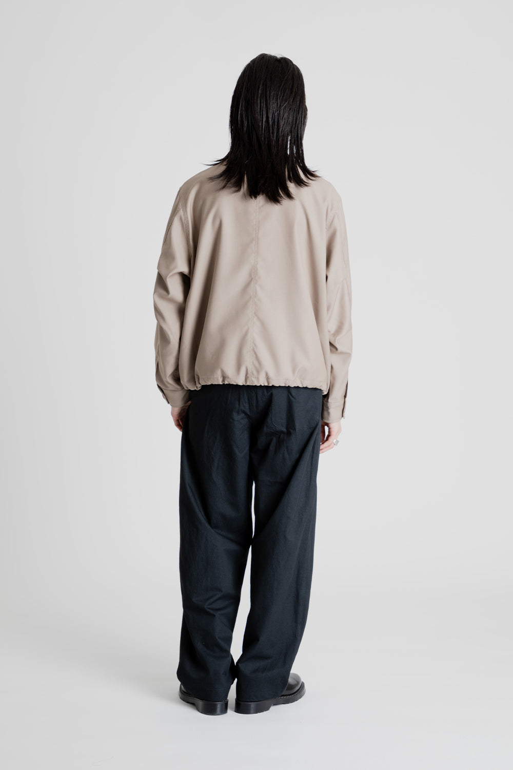 Uniform Bridge Banding Chino Pants in Charcoal