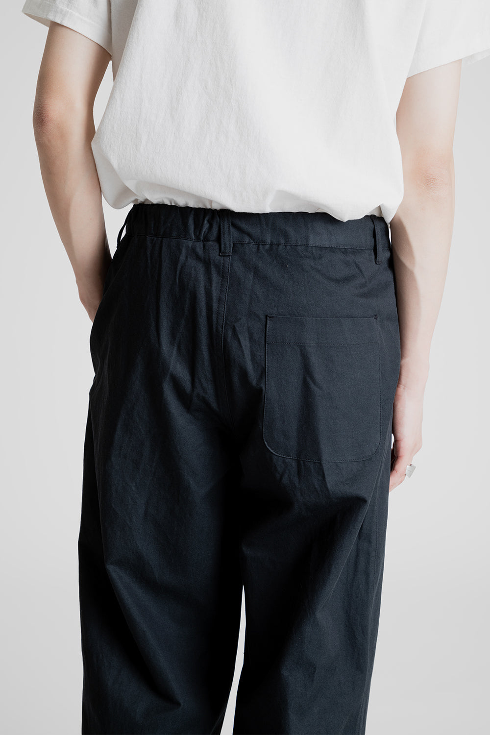 Uniform Bridge Banding Chino Pants in Charcoal