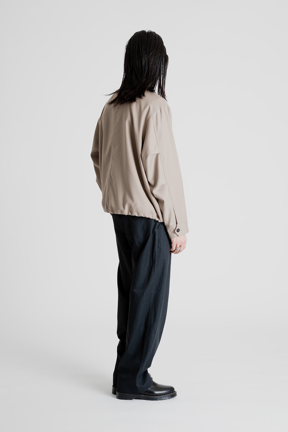 Uniform Bridge Banding Chino Pants in Charcoal