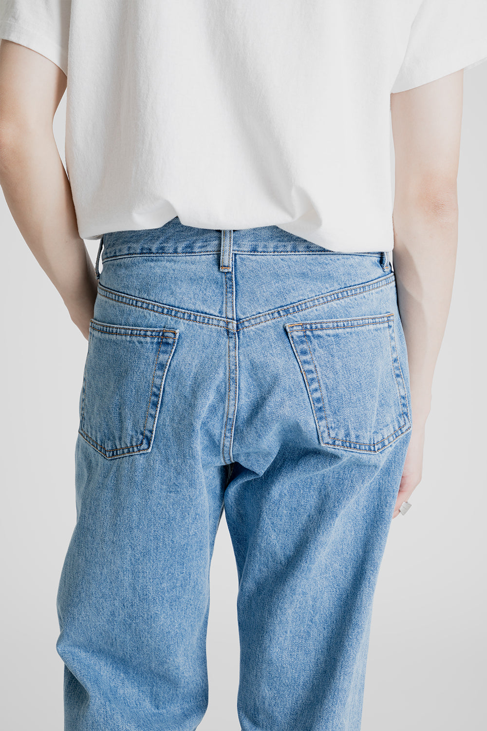 Uniform Bridge Comfort Denim Pants in Light Indigo