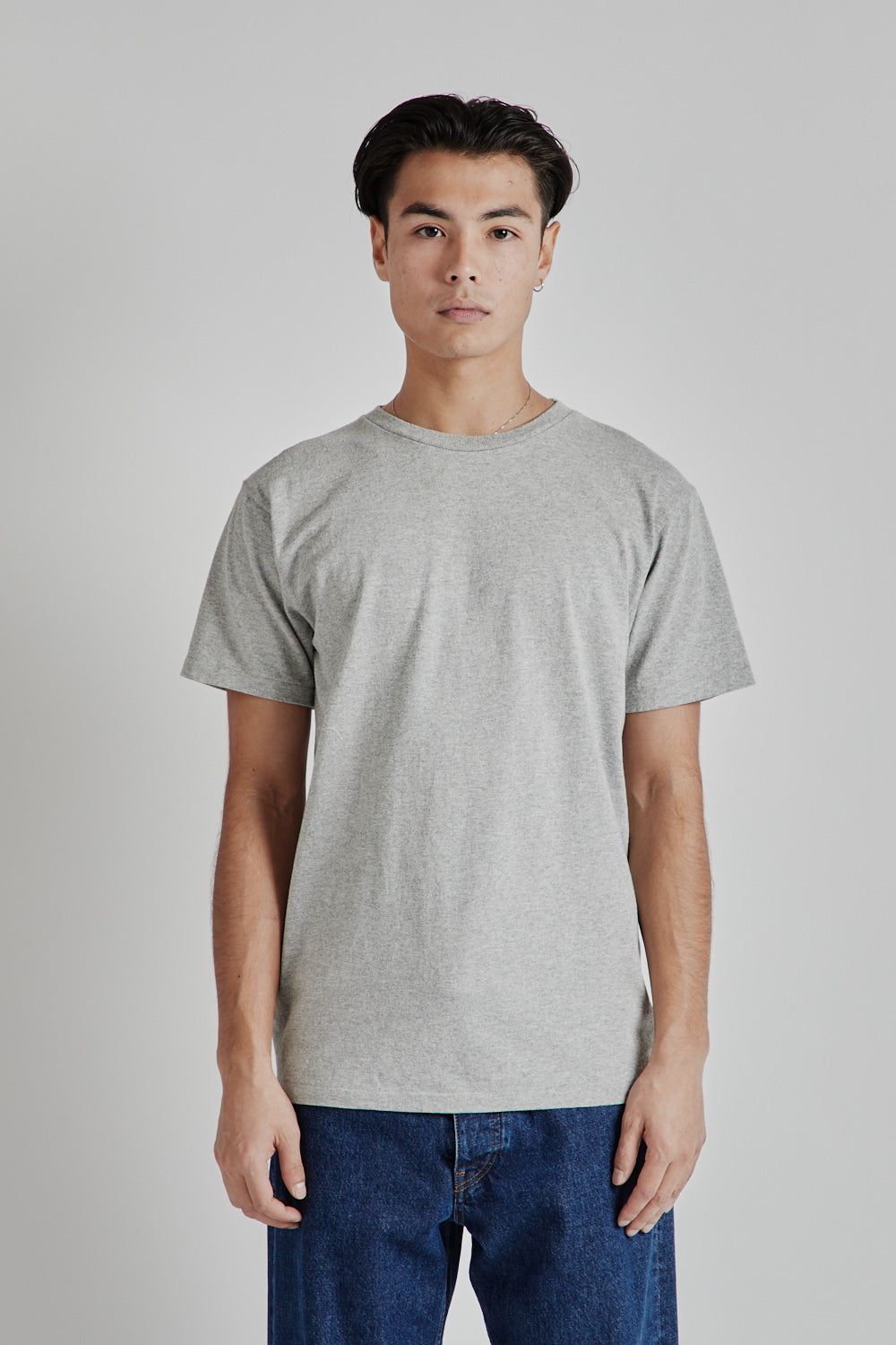 Velva Sheen 2 Pack Crewneck Tee - White/Heather Grey | Wallace
