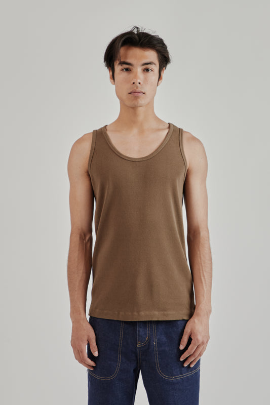 Velva Sheen SS25 Pack Rib Tank Top Navy 2