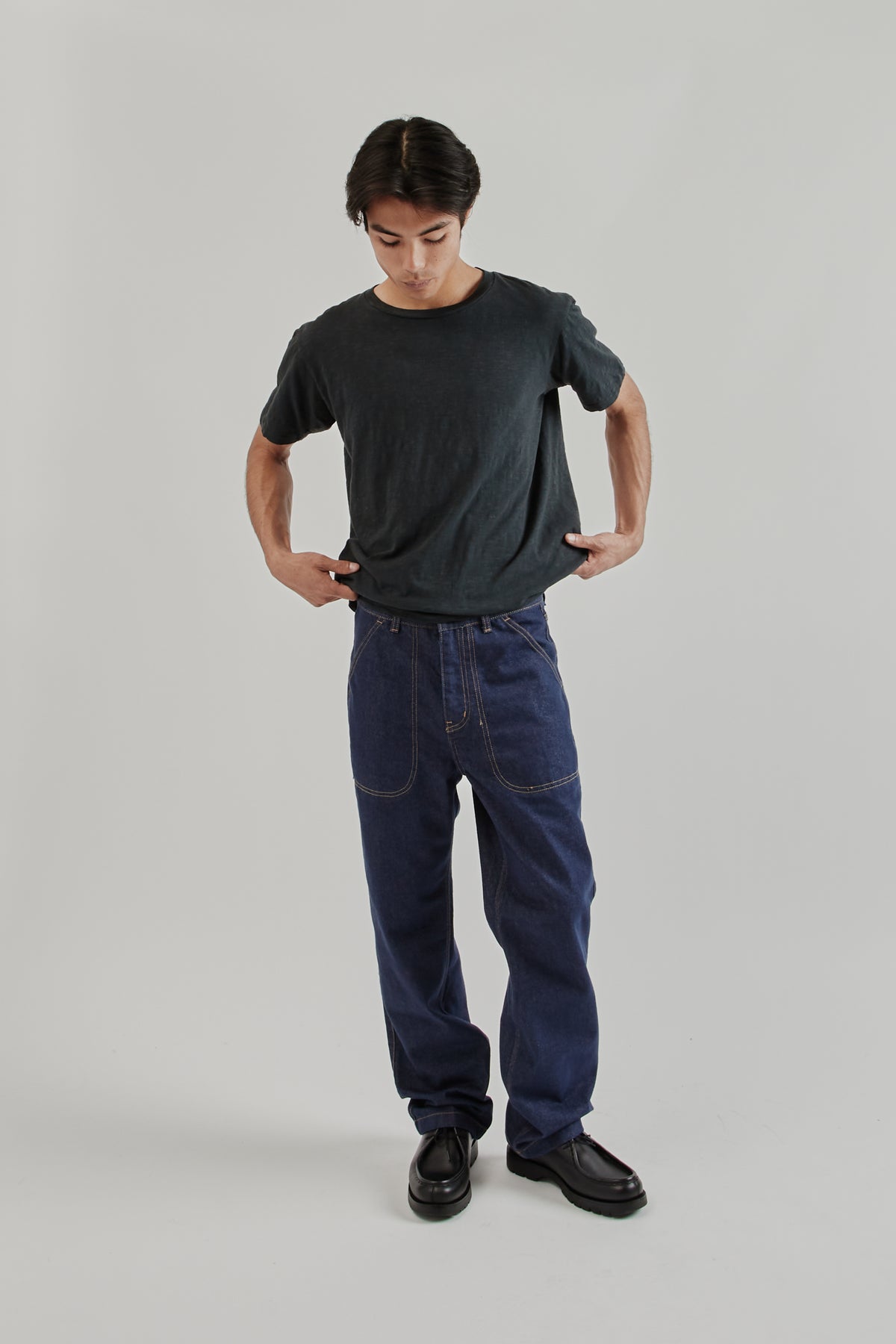 Velva Sheen SS25 Rolled Regular Short Sleeve Tee Black 31