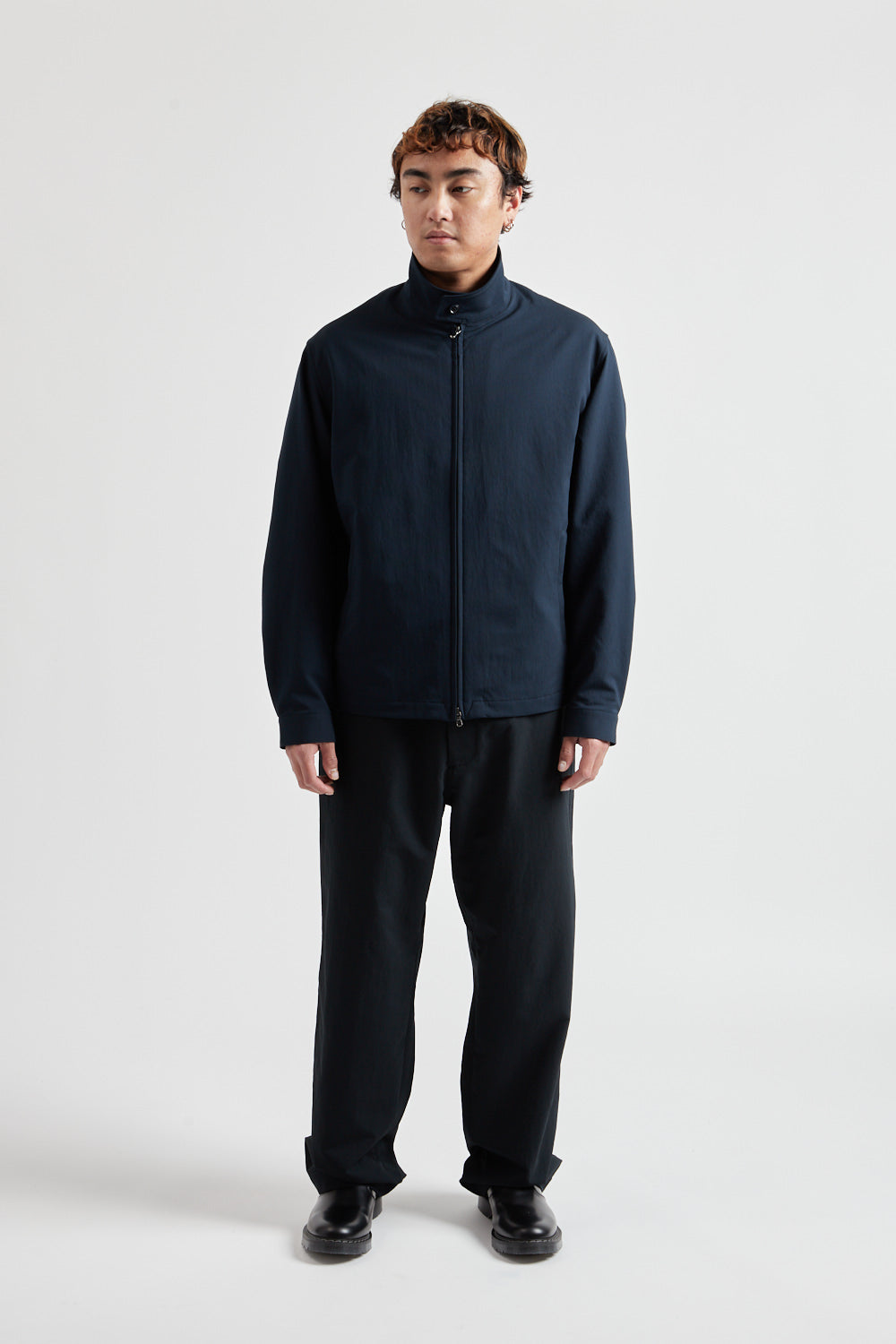ALPHADRY Crew Jacket - Navy - Wallace Mercantile Shop