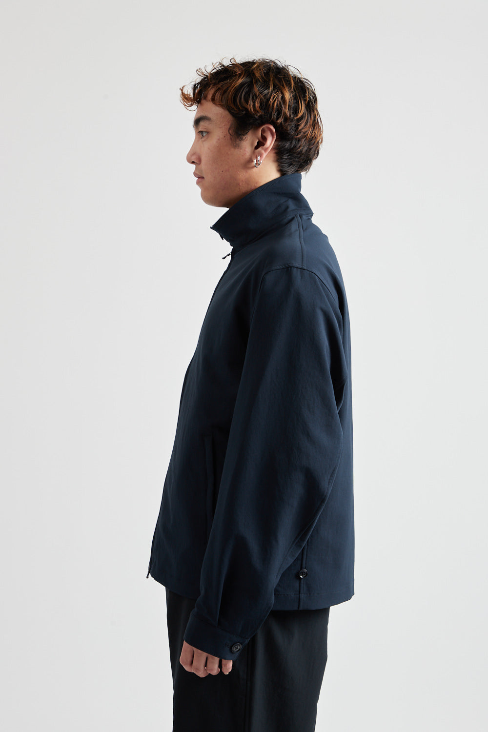 ALPHADRY Crew Jacket - Navy - Wallace Mercantile Shop