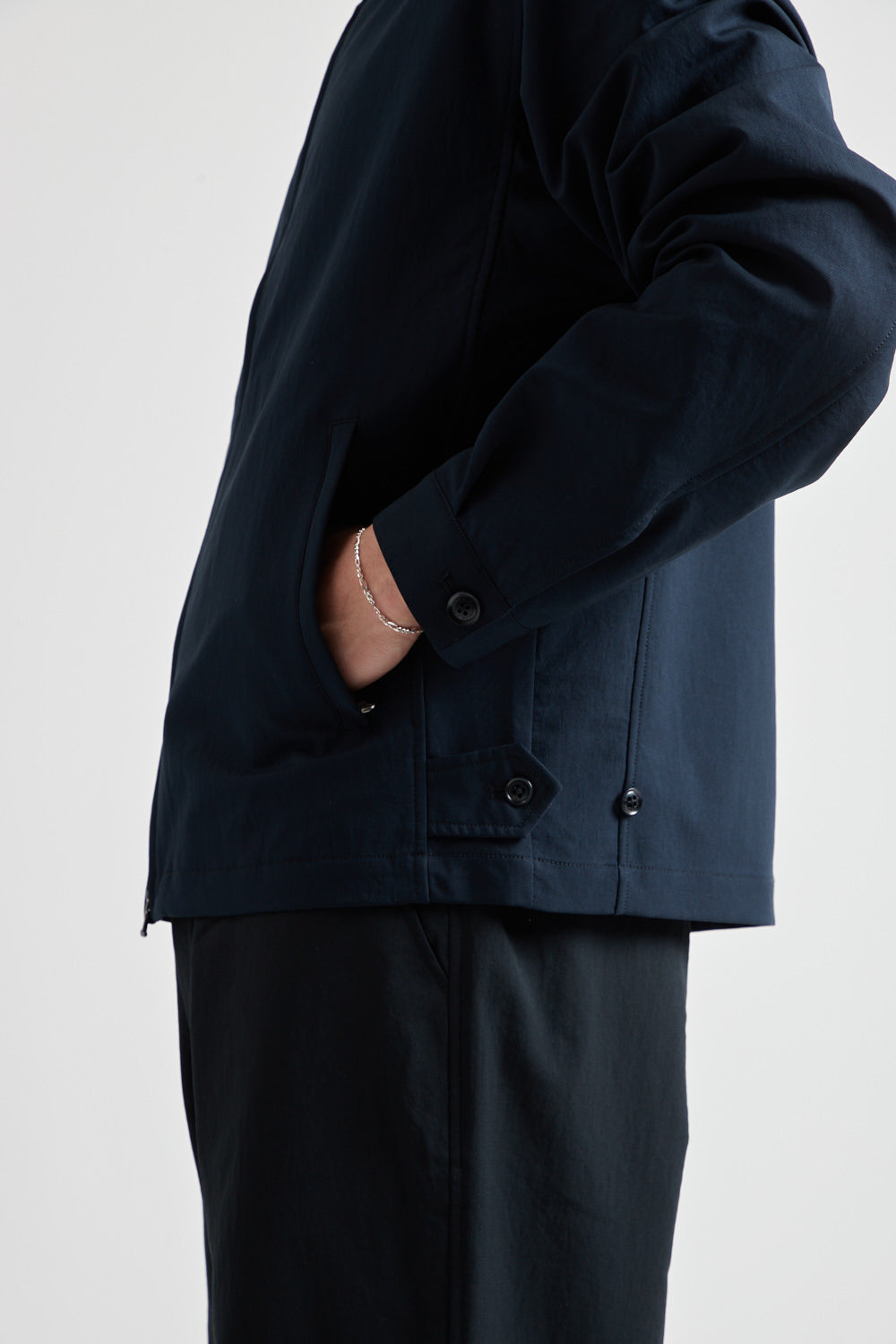 ALPHADRY Crew Jacket - Navy - Wallace Mercantile Shop