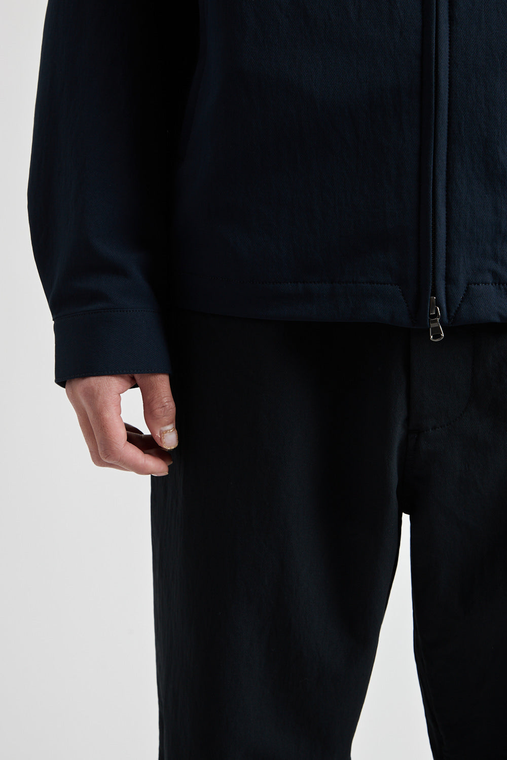 ALPHADRY Crew Jacket - Navy - Wallace Mercantile Shop