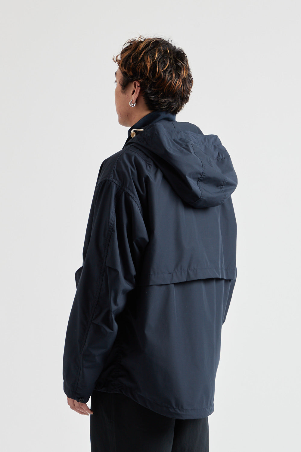 Hooded Jacket - Navy - Wallace Mercantile Shop