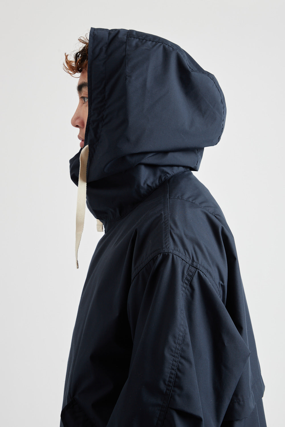 Hooded Jacket - Navy - Wallace Mercantile Shop