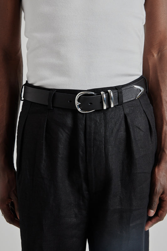 Tip End Belt - Black - Wallace Mercantile Shop