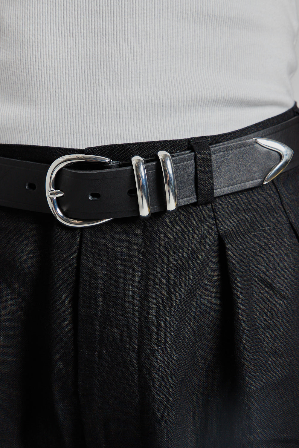 Tip End Belt - Black - Wallace Mercantile Shop