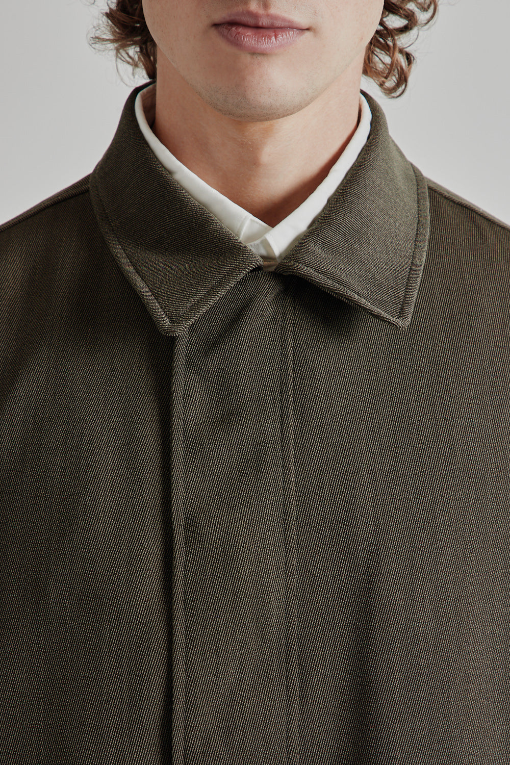 Is-Ness Wool Over Coat - Brown