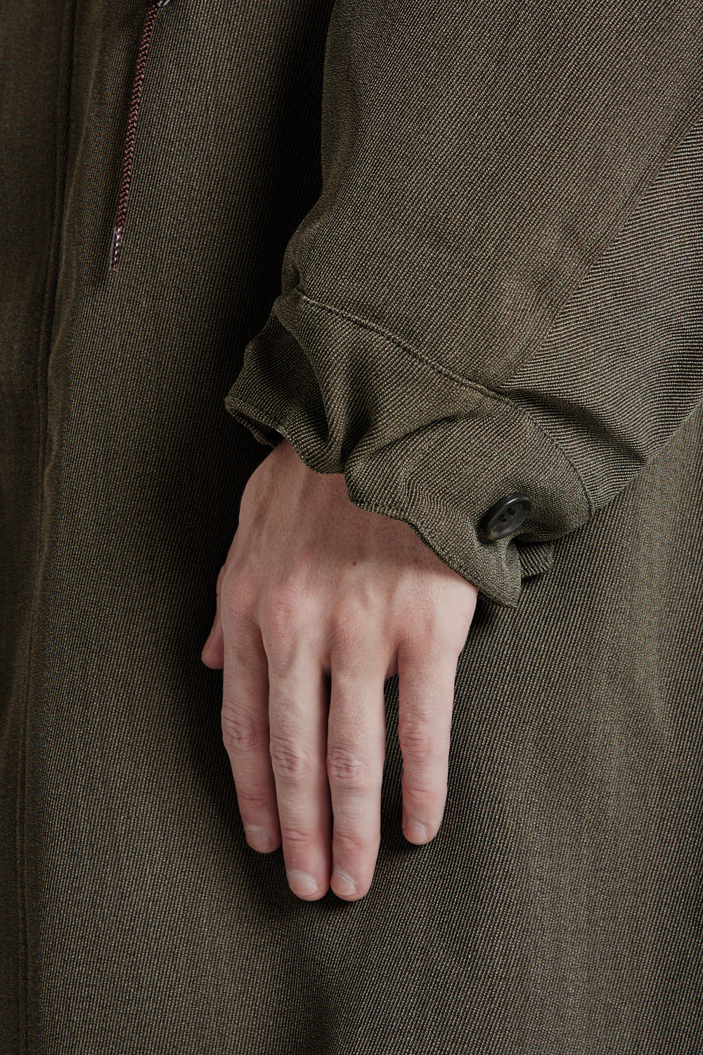 Is-Ness Wool Over Coat - Brown