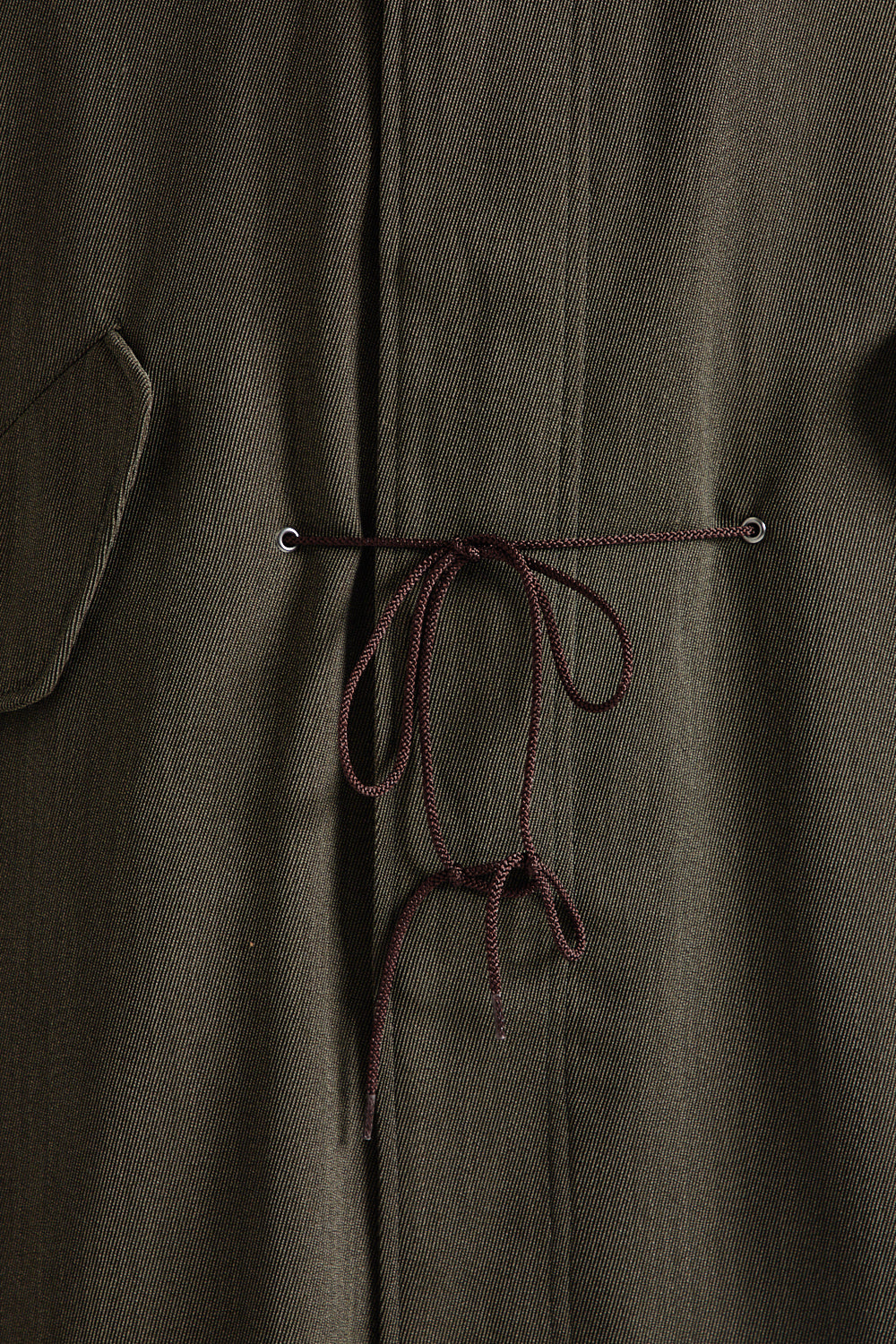 Is-Ness Wool Over Coat - Brown