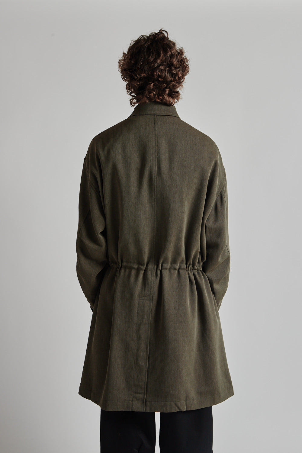 Is-Ness Wool Over Coat - Brown