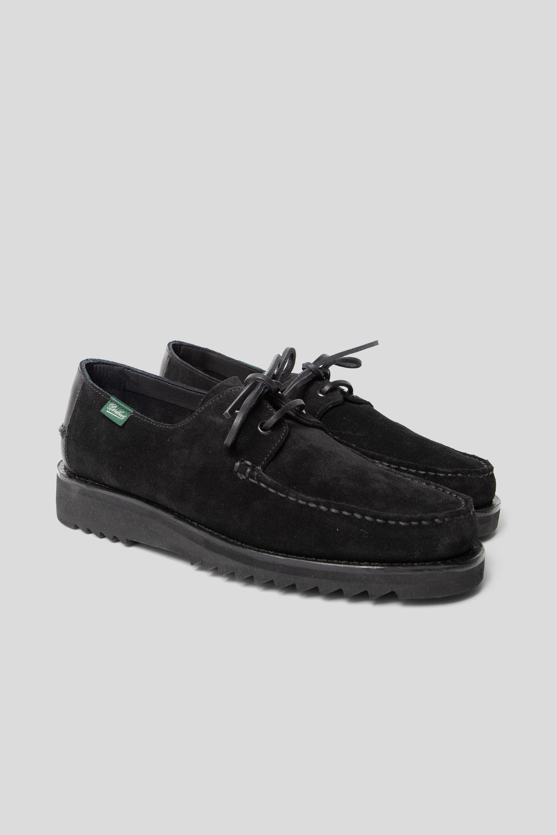 Wallace Mercantile Kaptain Sunshine x Paraboot Domingue Suede Black 02