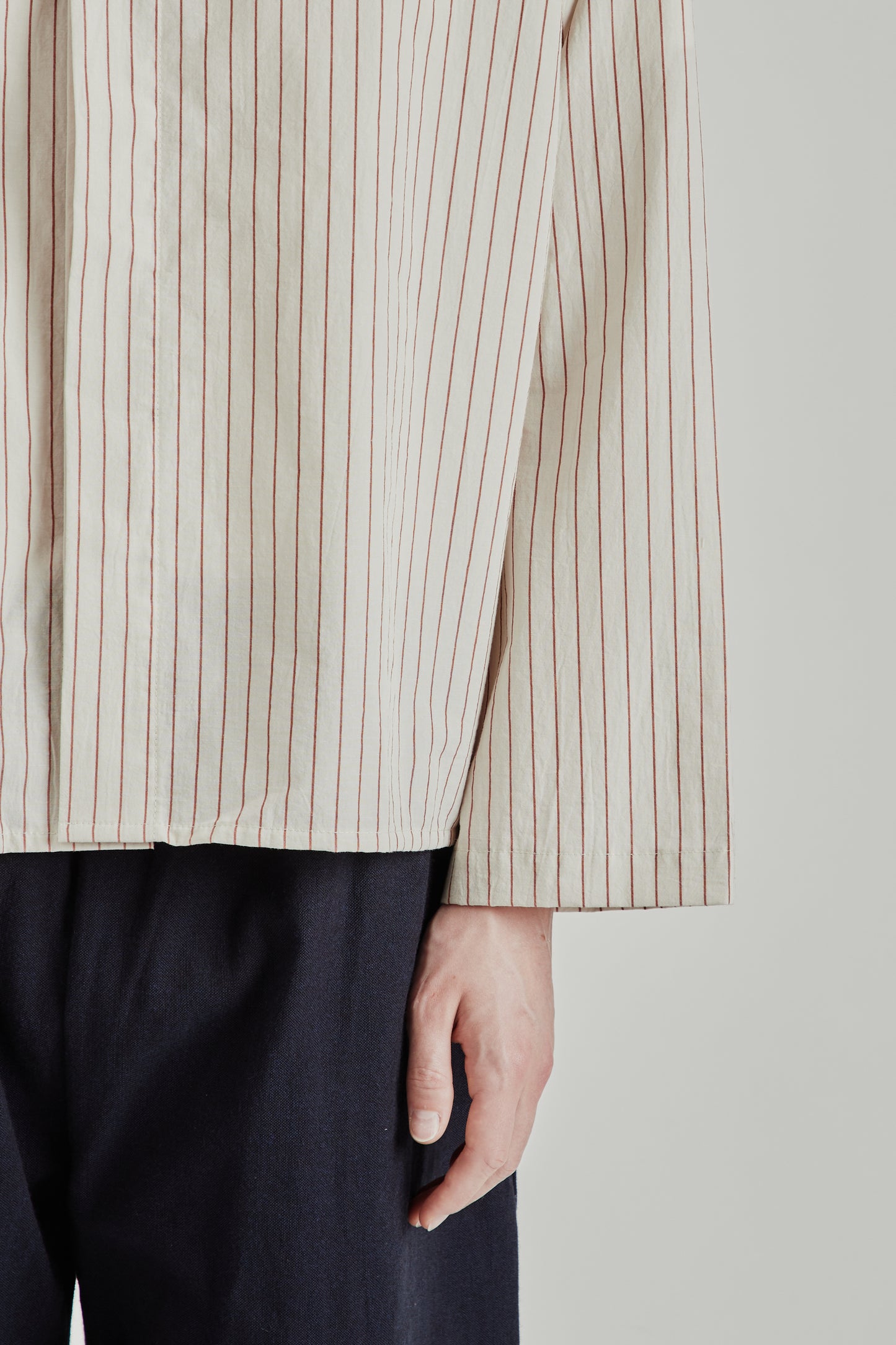 Cafe Shirt - Tomato Stripe
