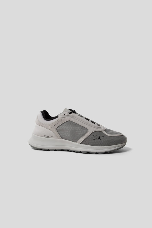Athletic FTWR's ZERO V1 sneaker in Silver and Grey