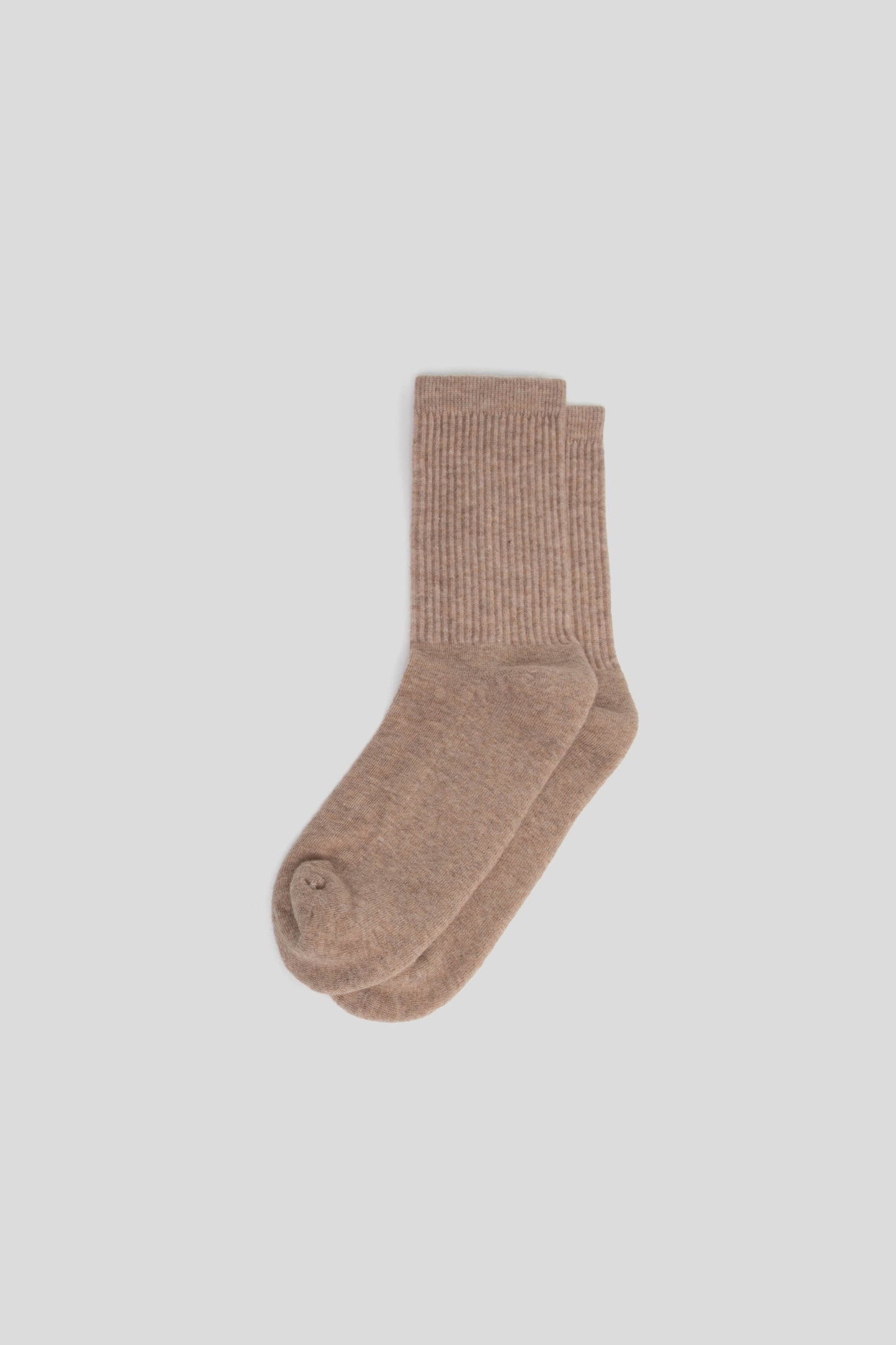 American Trench Supermerino Crew Sock in Camel