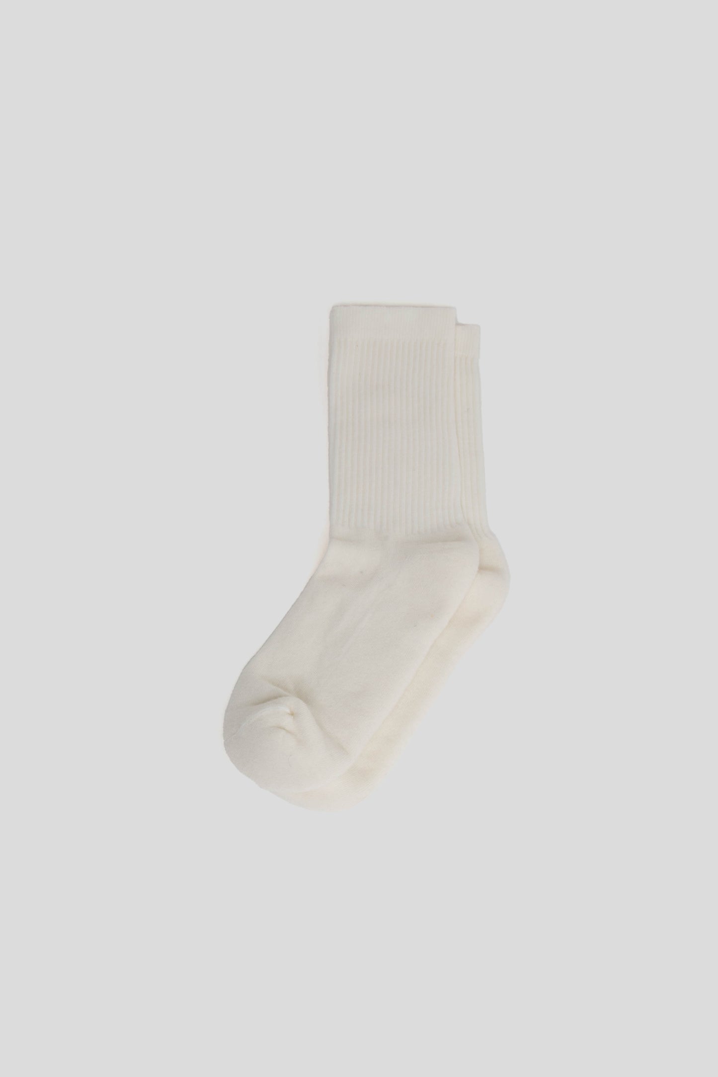 American Trench Supermerino Crew Sock in White