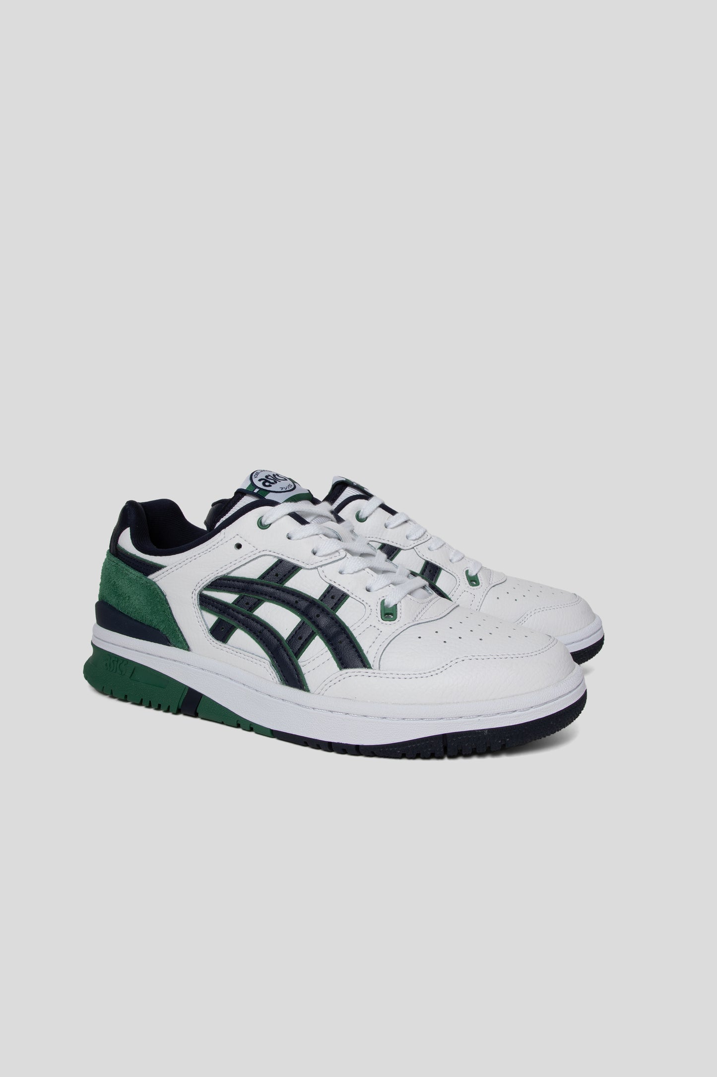Asics EX89 Shoe in White and Midnight