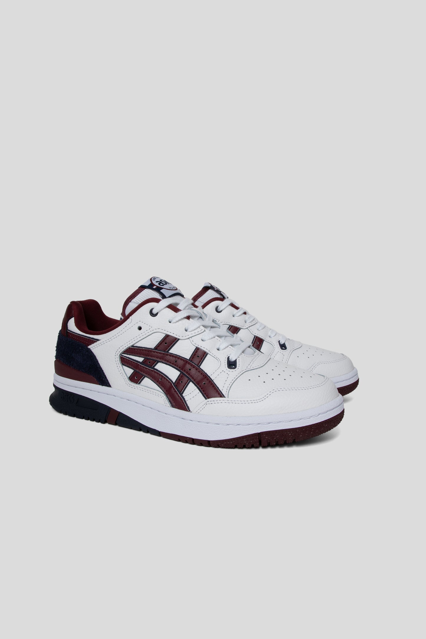 Asics EX89 Shoe in White and Port Royal