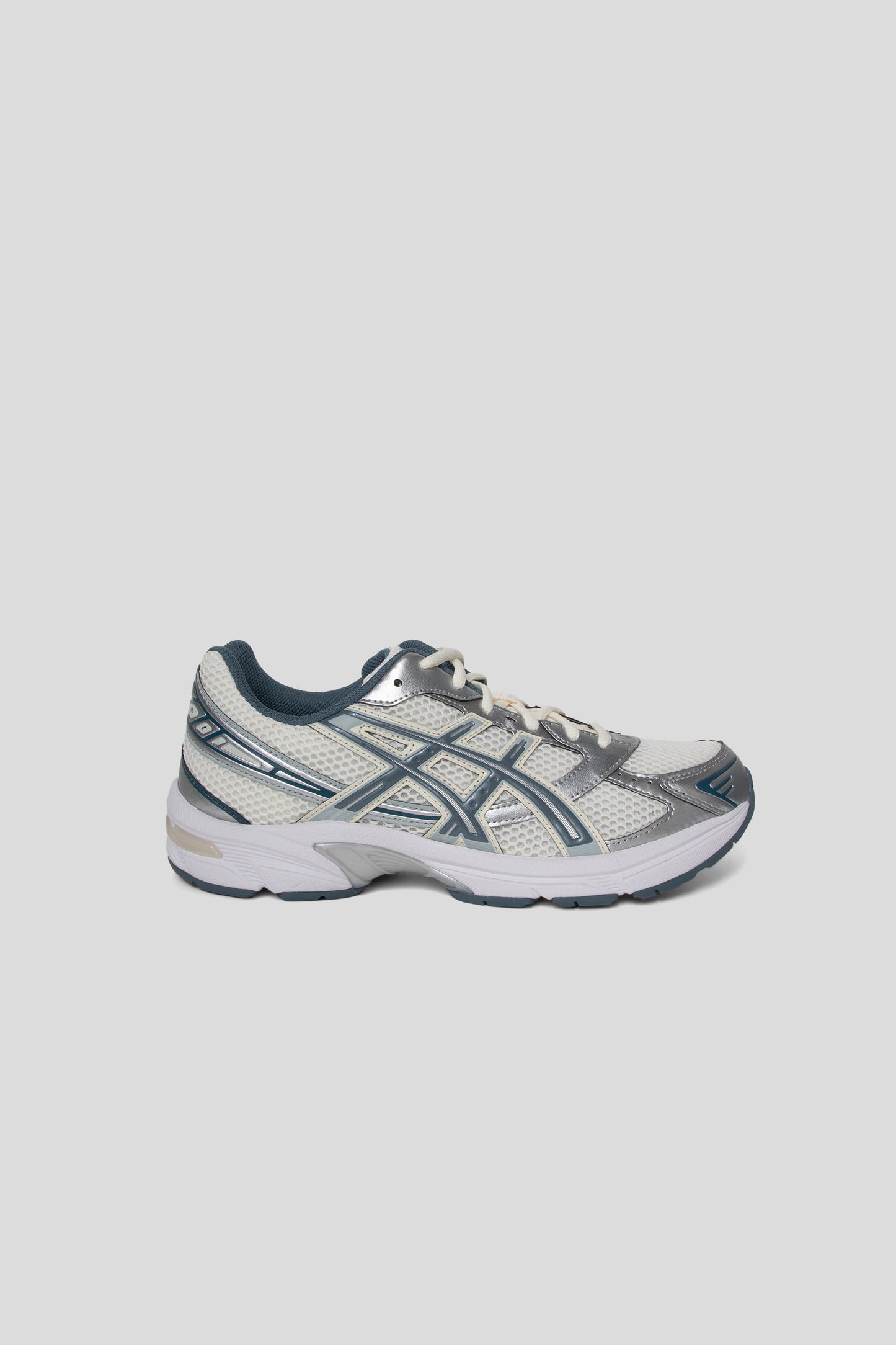 Asics Gel-1130 Shoe in Cream and Iron Clad