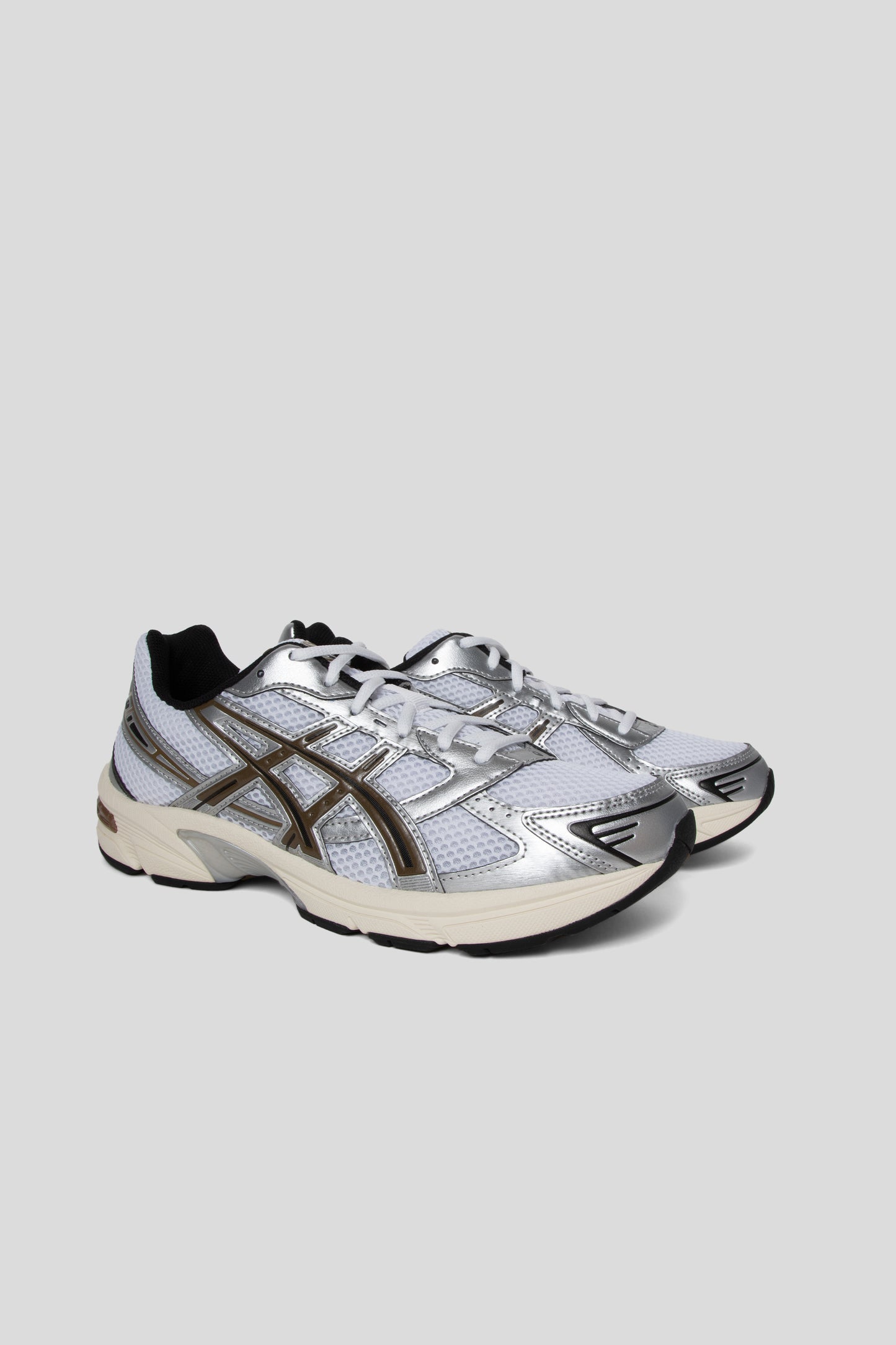 Asics Gel-1130 Shoe in White and Clay Canyon