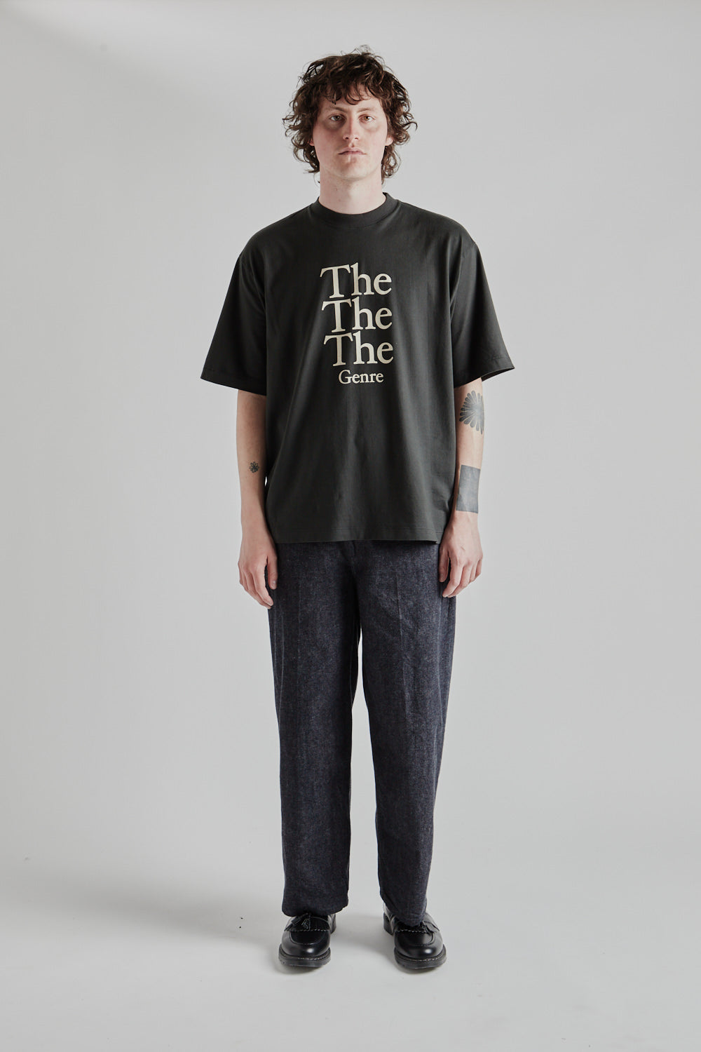 Blurhms 12.9 Denim Slacks in Indigo