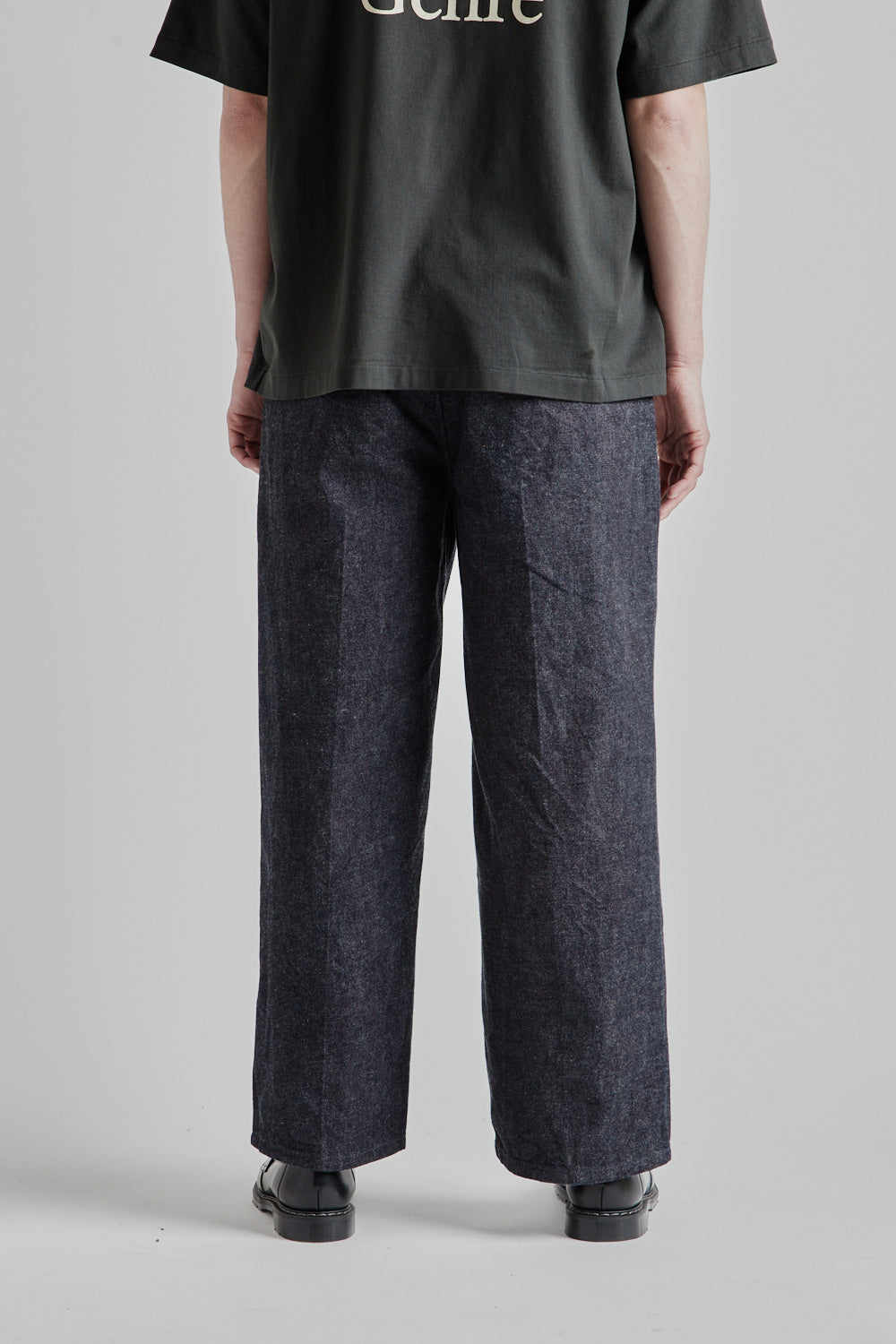 Blurhms 12.9 Denim Slacks in Indigo