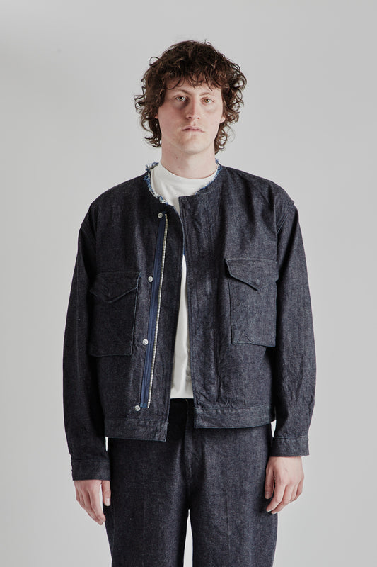 12.9oz Denim 51 Short Jacket - Indigo