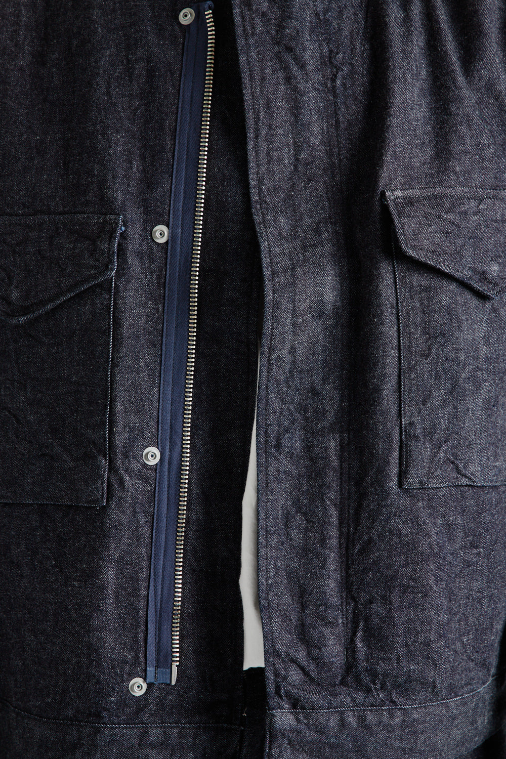Blurhms 12.9oz Denim 51 Short Jacket in Indigo