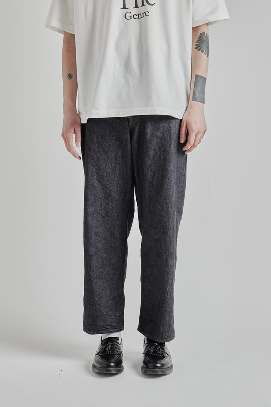 Blurhms 13.5oz Denim Pants Classic in Sulfur Black