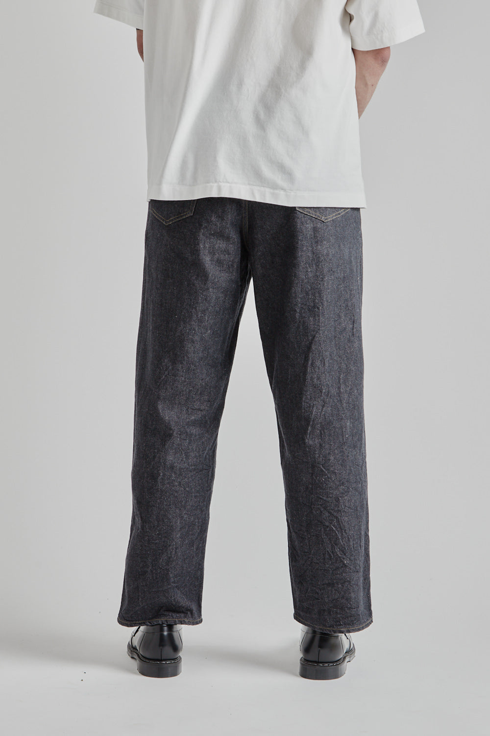 Blurhms 13.5oz Denim Pants Classic in Sulfur Black