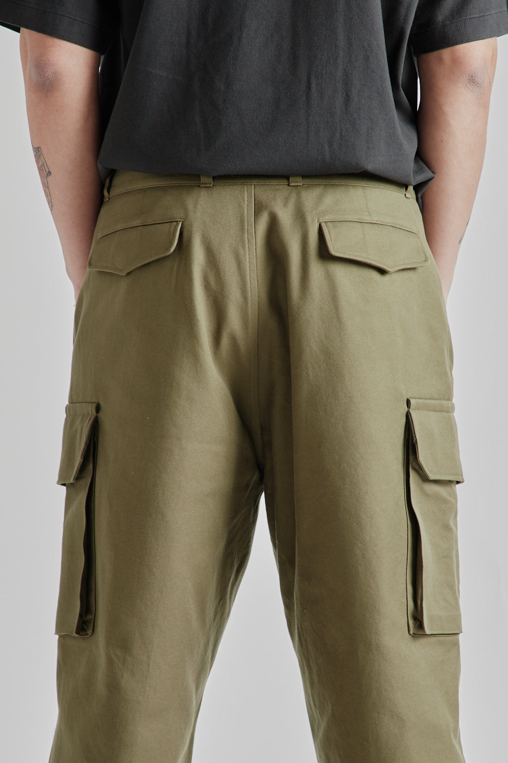 Blurhms Cotton Serge 47 Pants in Olive