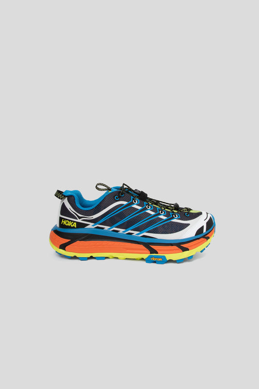 Hoka All Gender Mafate Three2 in Black Diva Blue