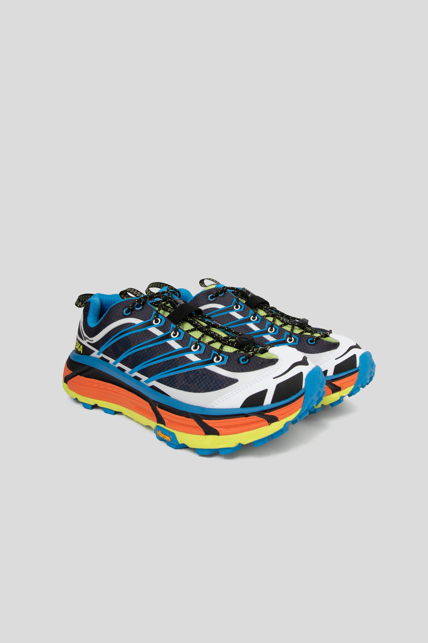 Hoka All Gender Mafate Three2 in Black Diva Blue