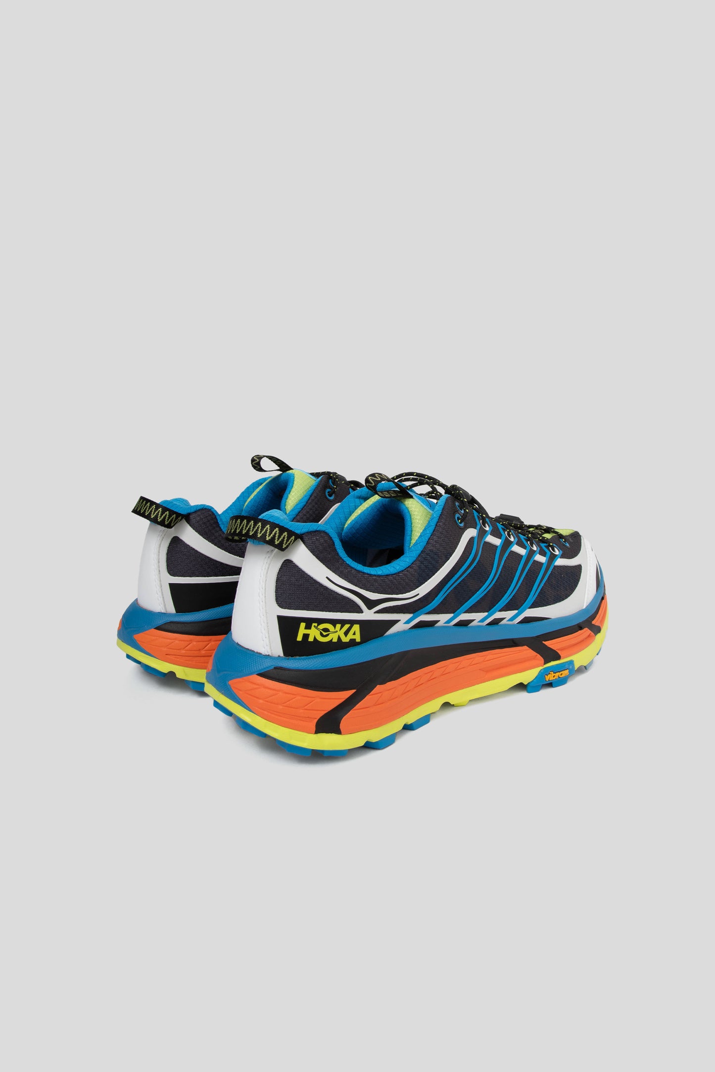 Hoka All Gender Mafate Three2 in Black Diva Blue