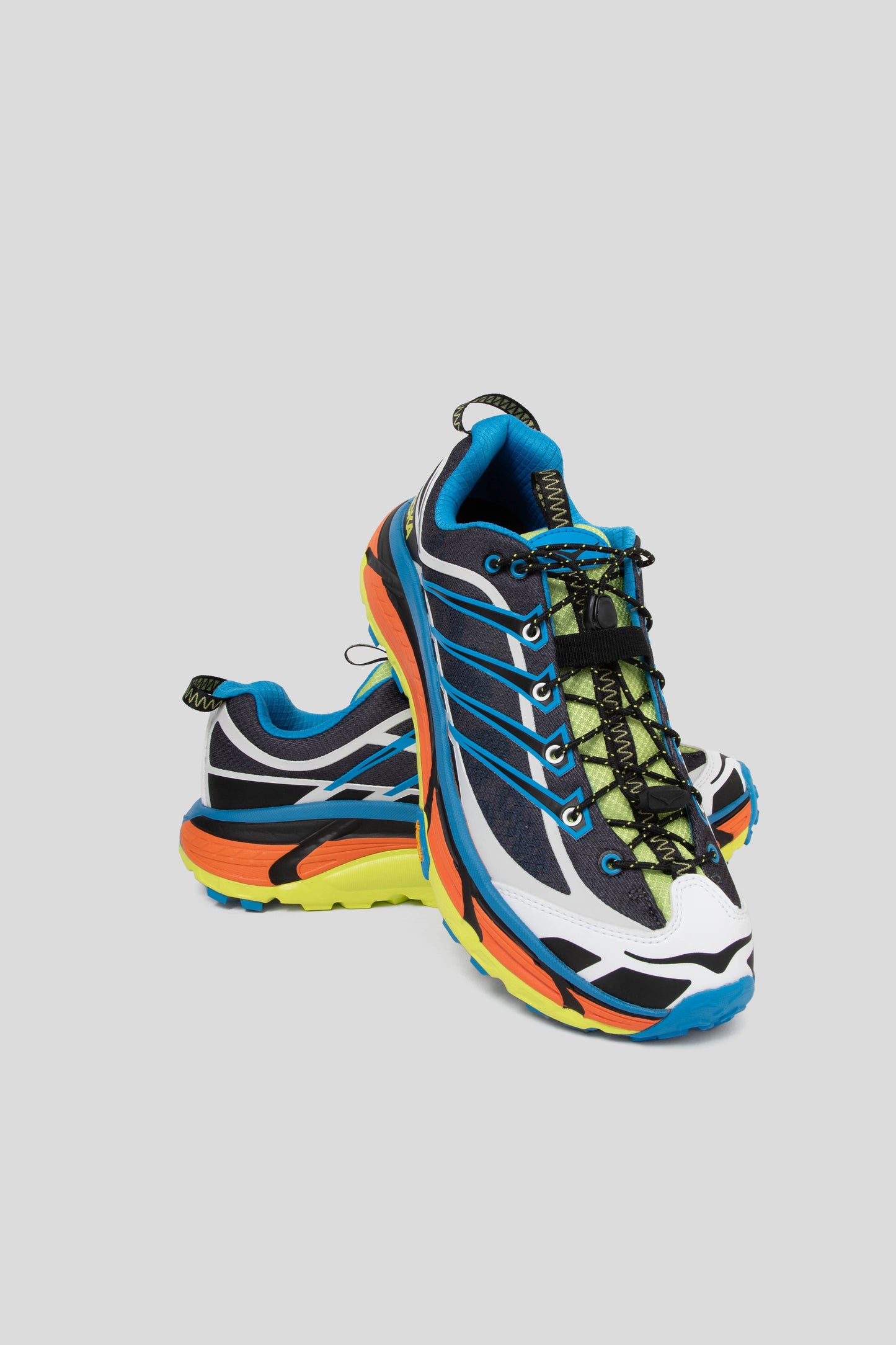 Hoka All Gender Mafate Three2 in Black Diva Blue
