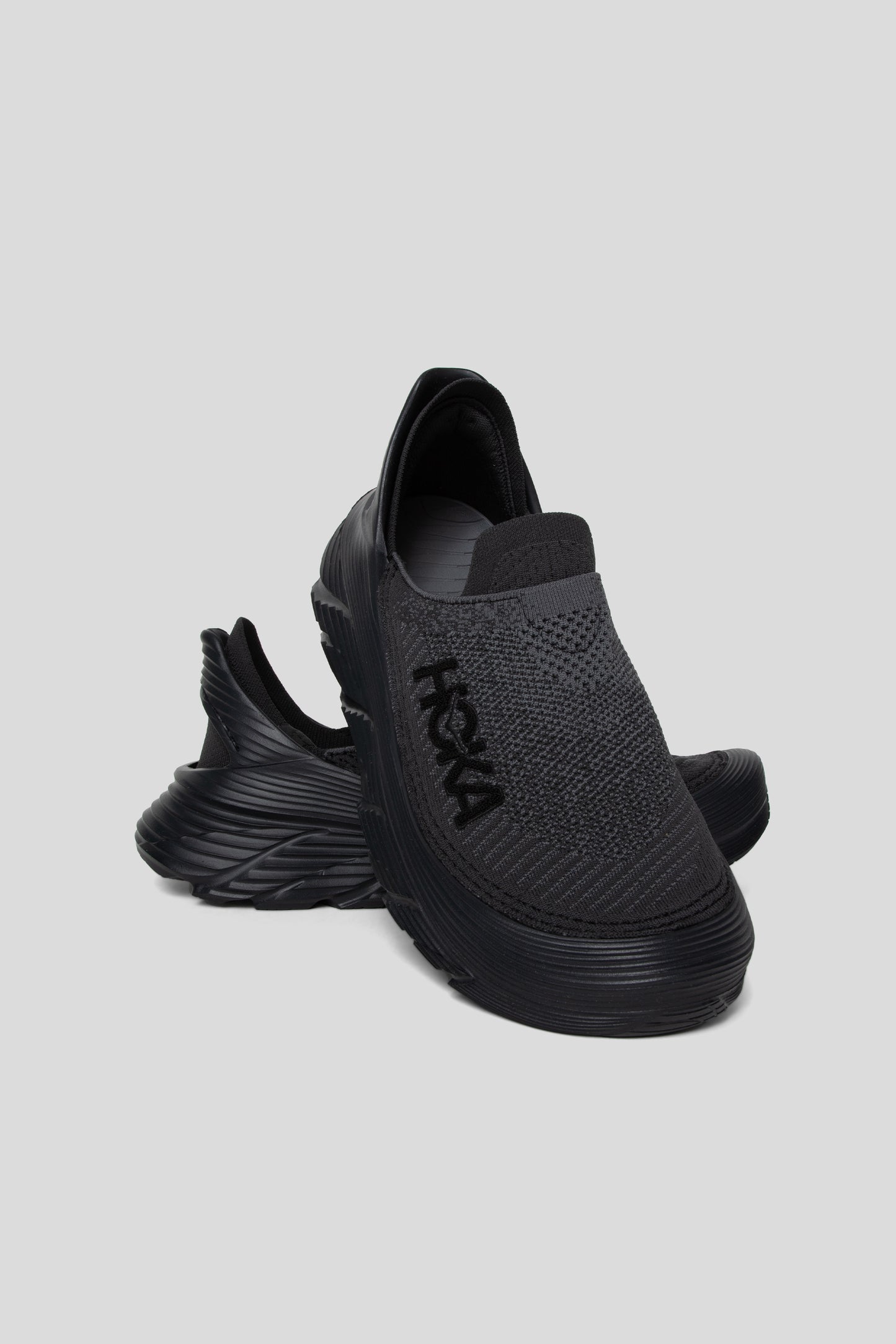 Hoka All Gender Restore TC in Black/Black
