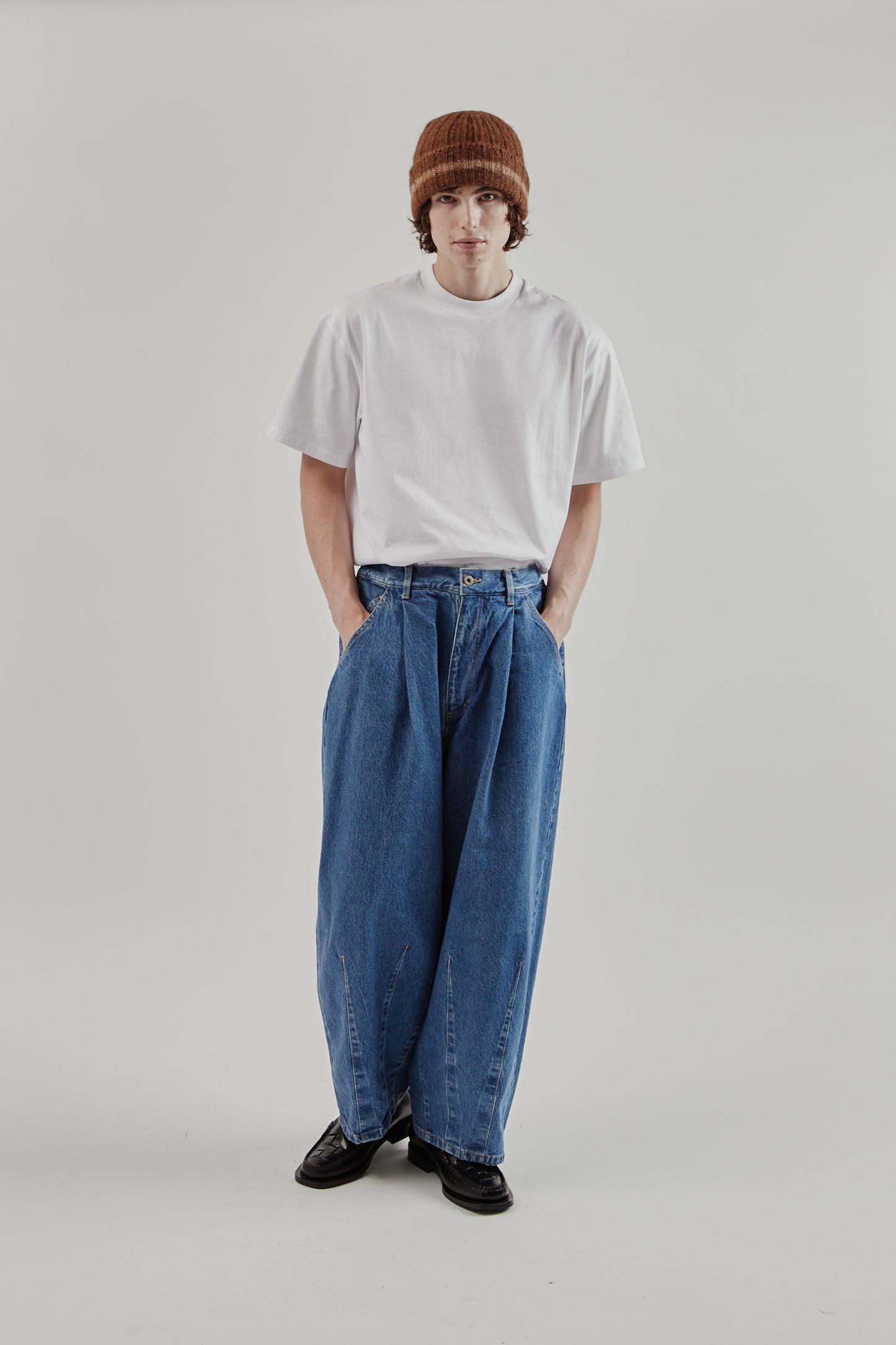is-ness FW25 5 Pocket Balloon Pants Indigo 19