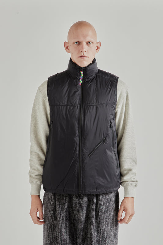 is-ness x Taion Light Down Vest - Black