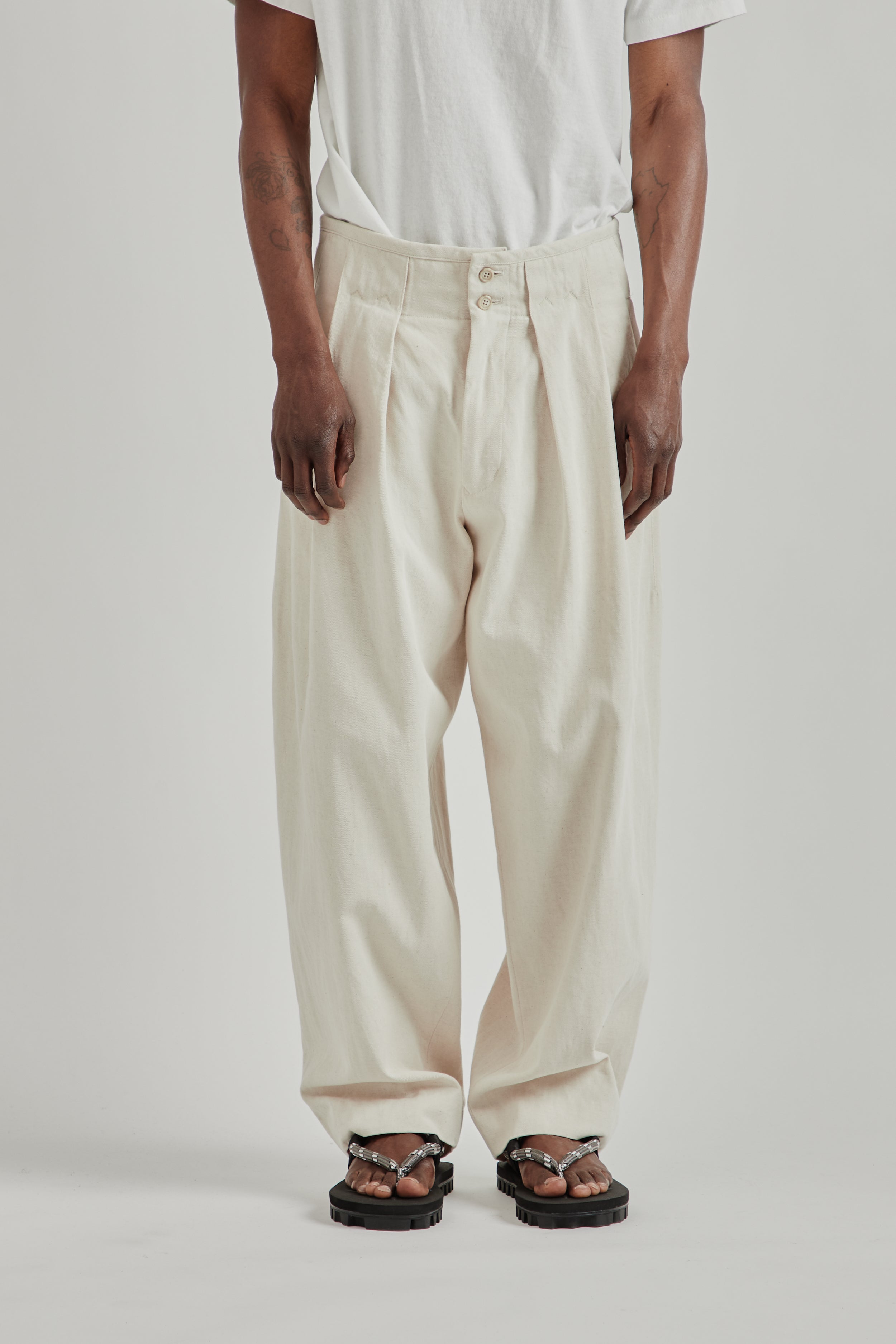 is-ness Phoenixx Trouser - Natural | Wallace Mercantile Shop