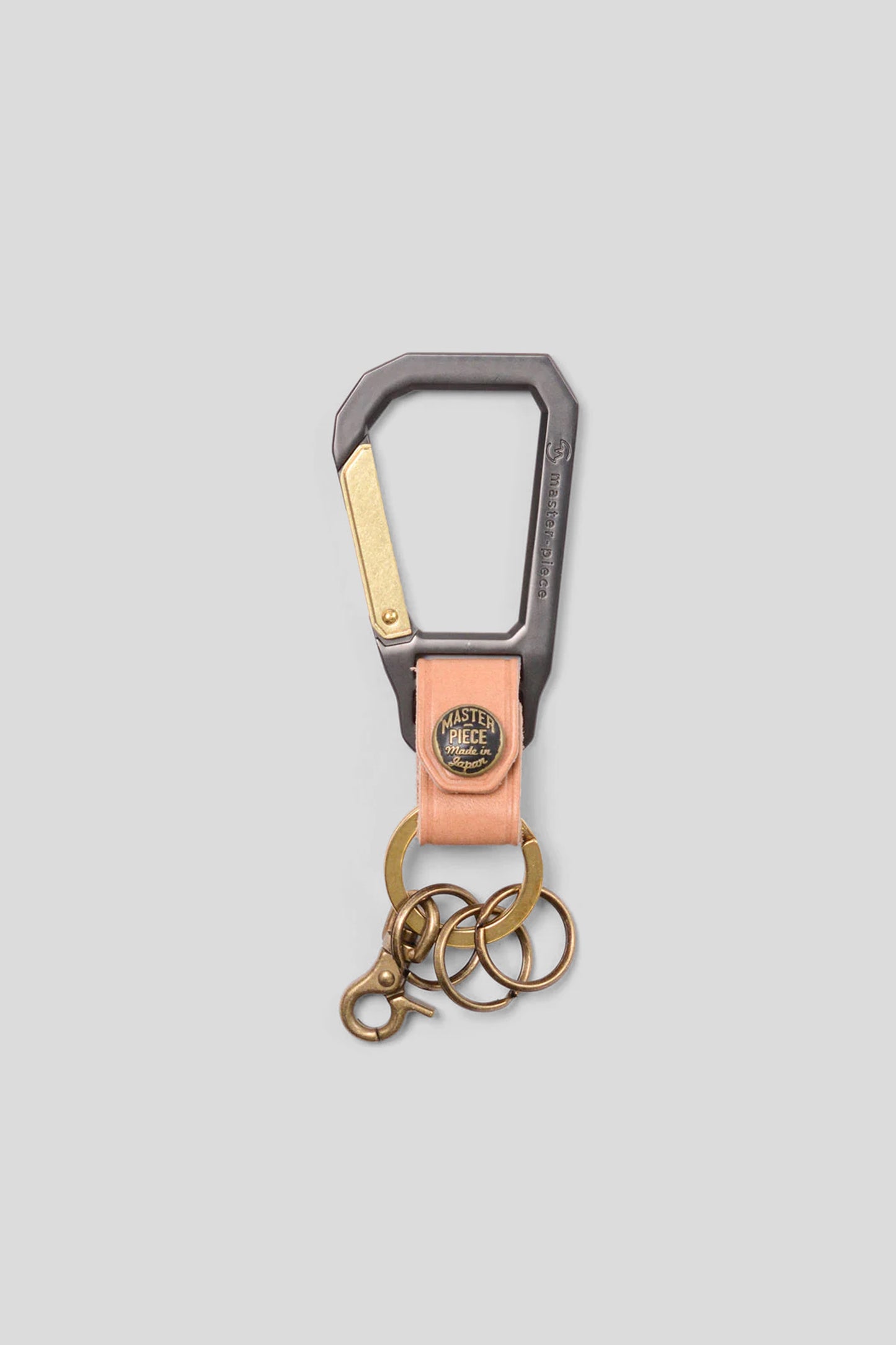 Master-Piece Carabiner Key Chain - Beige
